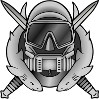 Army Special Operations Diver Badge Decal
