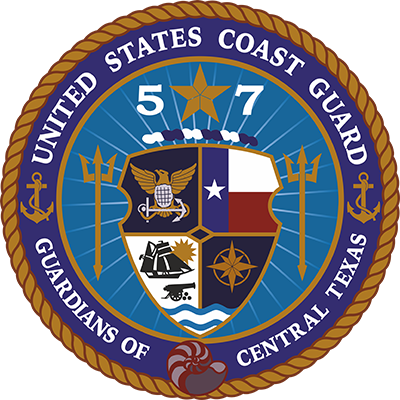Coast Guard Auxiliary 8th Coastal Region Division 5  Flotilla 7 Decal