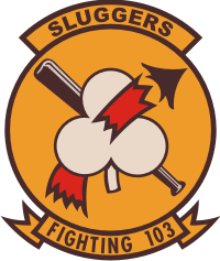 VF-103 Fighter Squadron 103 Sluggers Decal