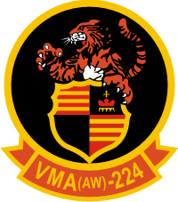 VMA(AW)-224 Marine All-Weather Attack Squadron Decal